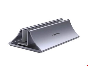 پایه رو میزی لپتاپ با صرفه جویی در فضا لنشن مدل LS2 | پایه نگهدارنده عمودی  لپتاپ و  مک پرو لنشن مدل LS2