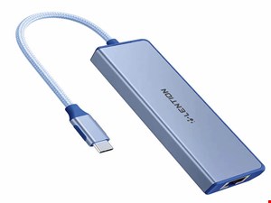 هاب  type-c به  RJ45 لنشن C25 | هاب ۶ پورت لنشن مدل C25 | هاب type-c به HDMI 30hz لنشن مدل C25 | هاب usb-c به hdmi لنشن | هاب USB-C به لن هزار لنشنC25