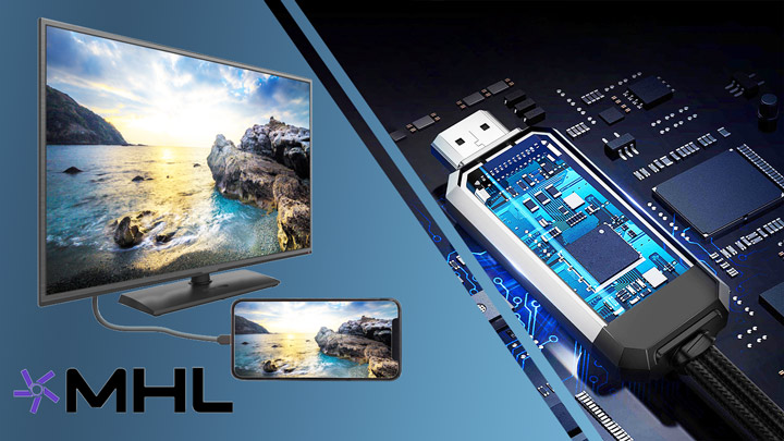 کابل mhl اتصال گوشی به تلویزیون از طریق hdmi
