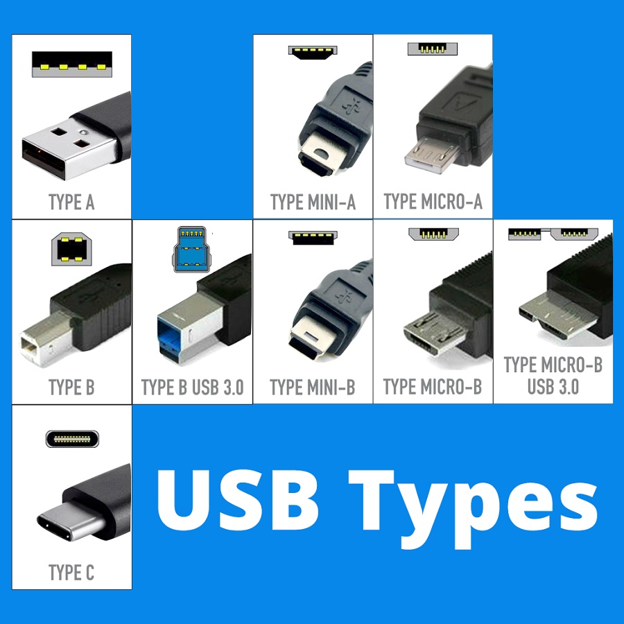 انواع USB 